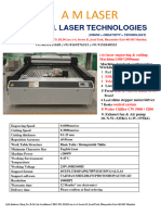 Co2 Laser Cutting Machine 4 X 8