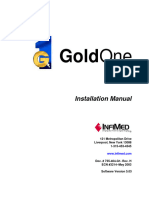 GoldOne - Installation Manual - 735 404 G1 Rev E