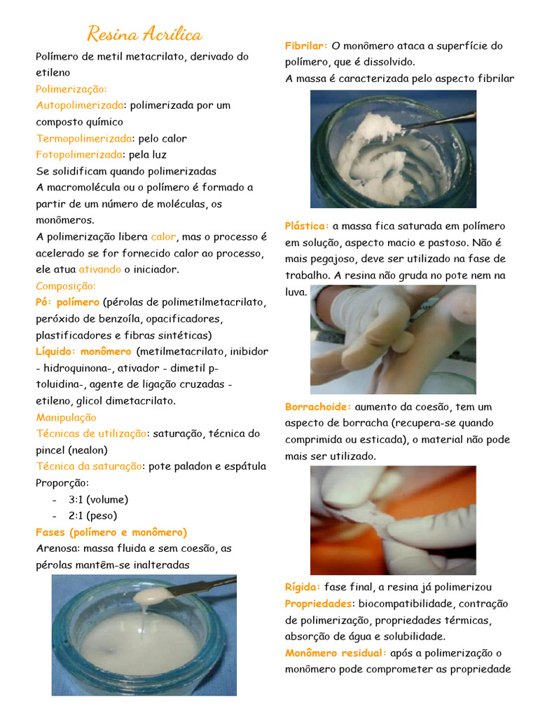 fases-e-polimeriza-o-da-resina-acr-lica-pdf-pol-meros-acr-lico