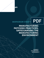 BioPhorum Cyber Security Manufacturing Patching Practices August 2021