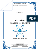 Bài giảng hóa 10 học kỳ 1