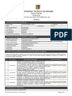 Syllabus Quimica