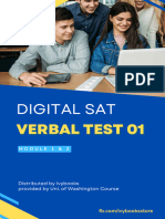 DSAT English 2-Module Test 1