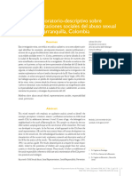 Estudio Exploratorio-Descriptivo Sobre Las Representaciones Sociales Del Abuso Sexual Infantil en Barranquilla, Colombia