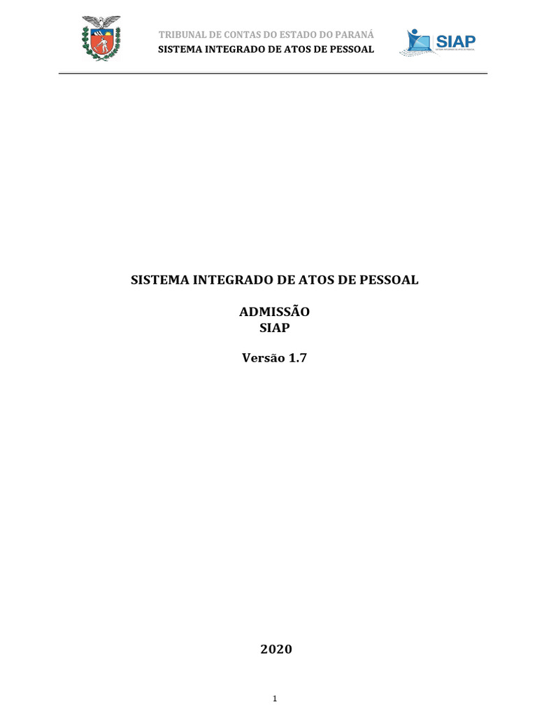 Manual de Importação SIAP 1.7 | PDF | Tabela (banco de dados)