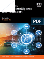 (Research Handbooks in Transport Studies) Hussein Dia (Editor) - Handbook On Artificial Intelligence and Transport-Edward Elgar (2023)