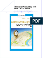 Corporate Financial Accounting 16Th Edition Carl S Warren full chapter