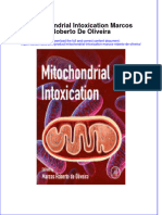 Mitochondrial Intoxication Marcos Roberto De Oliveira download pdf chapter