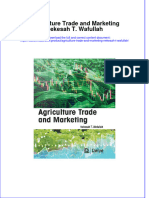 Agriculture Trade And Marketing Nekesah T Wafullah full chapter