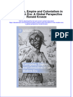 Corruption Empire and Colonialism in The Modern Era A Global Perspective Ronald Kroeze Full Chapter