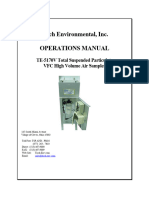 Tisch TSP Manual