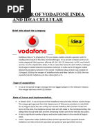 1merger of Vodafone India and Idea Cellular