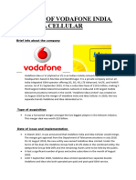 1merger of Vodafone India and Idea Cellular