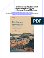 The Society Of Prisoners Anglo French Wars And Incarceration In The Eighteenth Century Renaud Morieux  ebook full chapter