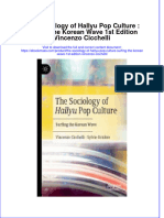 The Sociology of Hallyu Pop Culture Surfing The Korean Wave 1St Edition Vincenzo Cicchelli Ebook Full Chapter
