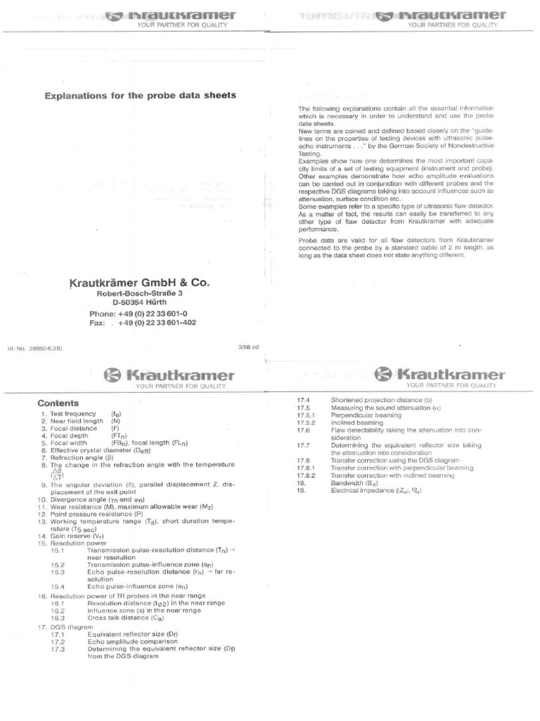 DGS Curve and Probe Data Explained | PDF | Mechanics | Physical Sciences