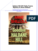 Goodbye Haldane Hill Dc Holly Towns Murder Mystery 4 Anne Shillolo full chapter