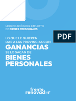 Informe del massismo sobre Bienes Personales