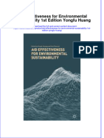 Aid Effectiveness For Environmental Sustainability 1St Edition Yongfu Huang full chapter