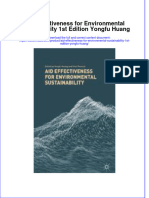 Aid Effectiveness For Environmental Sustainability 1St Edition Yongfu Huang Full Chapter