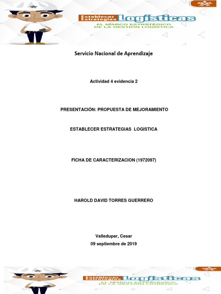 Propuesta de Mejora en Logística Empresarial | PDF | Logística ...