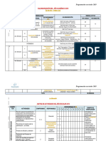 Calendarización 2019