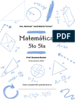 Cuadernillo de Matemática 5° Año 5° División