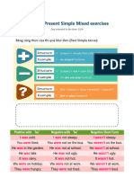 Past and Present Simple Mixed Exercises-Merged
