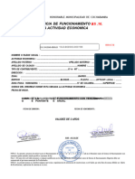 Licencia de Funcionamiento