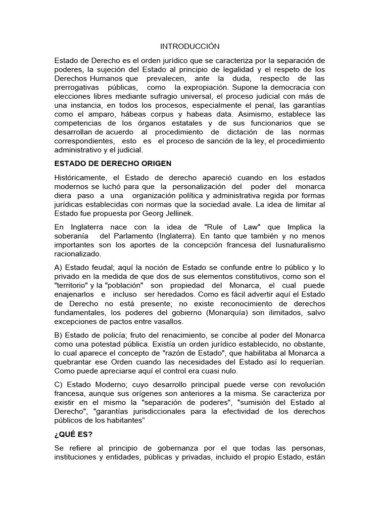 Estado de Derecho en Honduras | PDF | Estado (política) | Derechos humanos
