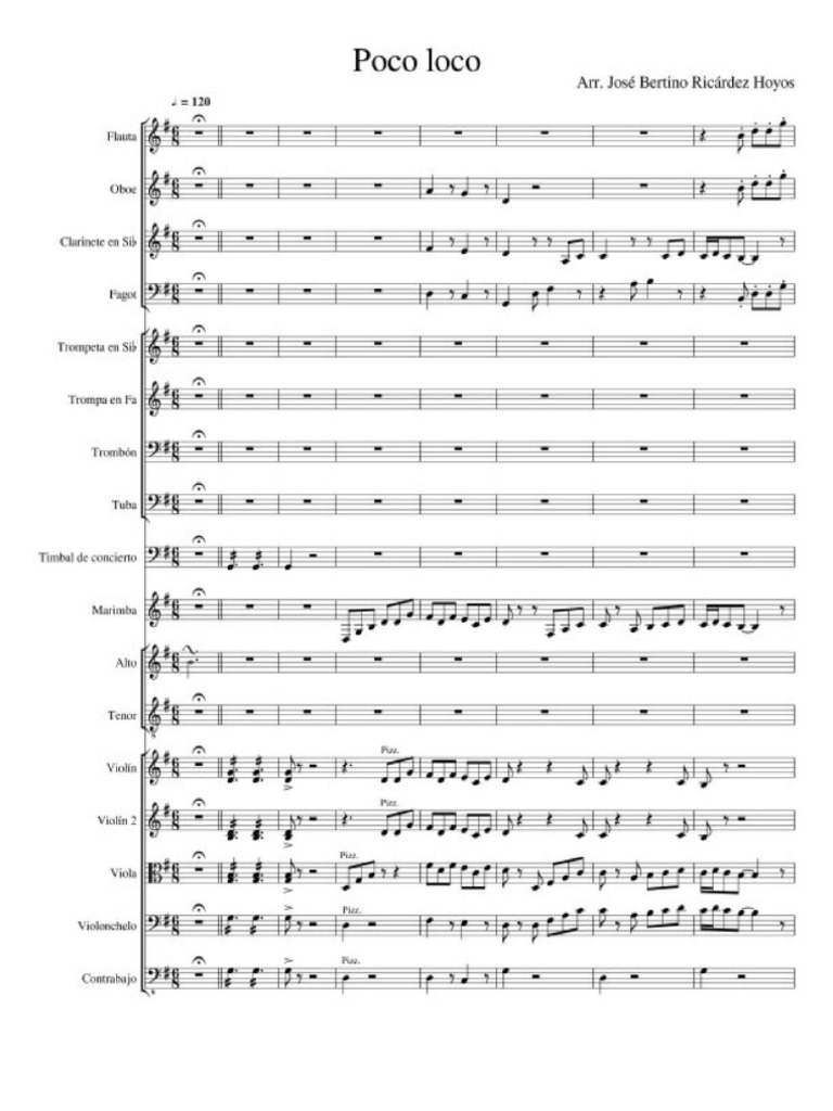 Poco Loco Sinf-Score&parts | PDF