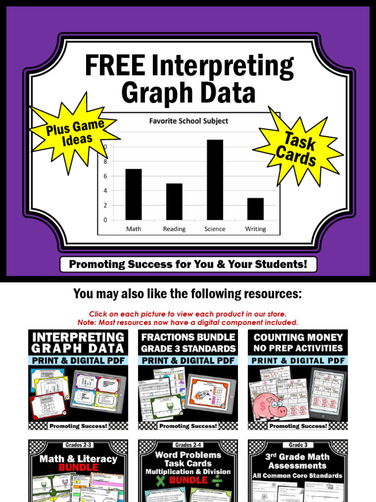 FREE Interpreting Graph Data: Promoting Success For You & Your Students ...