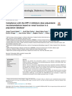 Compliance With The DPP-4 Inhibitors Dose Adjustment