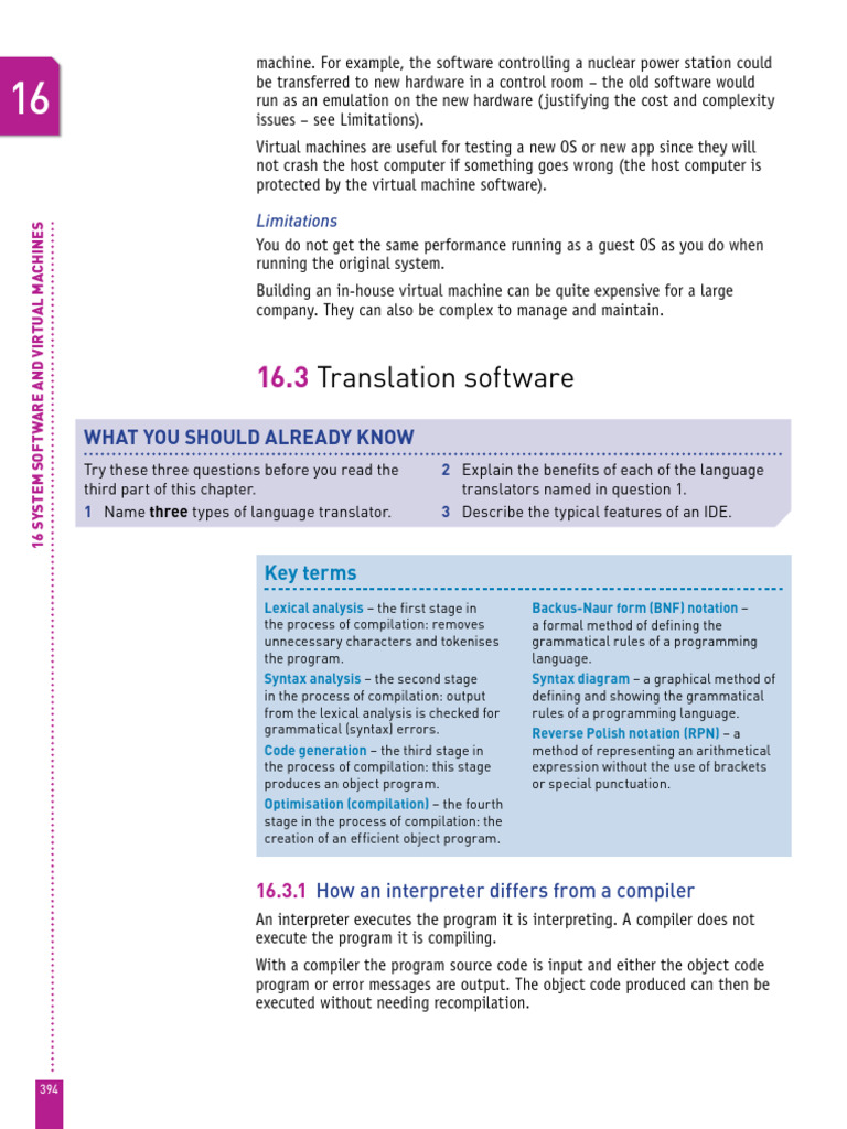 System Software and Virtual Machines Overview | PDF | Computer Program ...