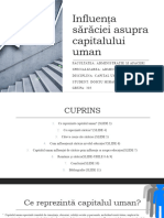 Influența Sărăciei Asupra Capitalului Uman