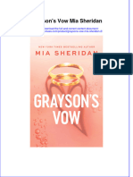 Graysons Vow Mia Sheridan 2 Full Chapter