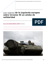 Los Líderes de La Izquierda Europea Sobre Ucrania - Ni Un Atisbo de Solidaridad - Murray Smith - Sin Permiso