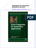 Green Composites For Automotive Applications Koronis full chapter