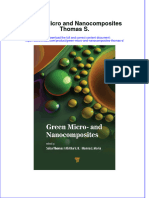 Green Micro and Nanocomposites Thomas S Full Chapter