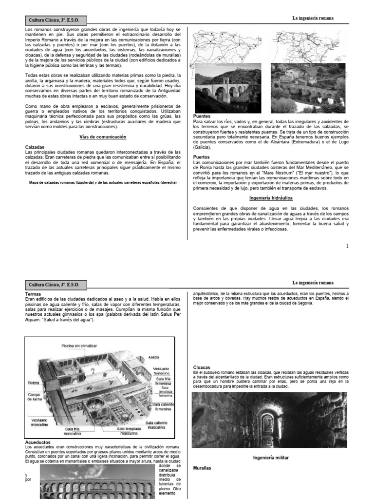 Ingeniería Romana: Obras y Avances | PDF | imperio Romano | Puente