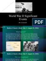 World War II - Significant Events