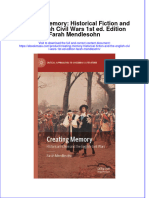 Creating Memory Historical Fiction And The English Civil Wars 1St Ed Edition Farah Mendlesohn full chapter