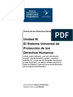 Sistema universal de protección de los derechos humanos.