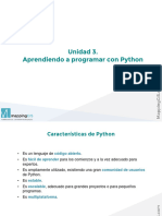 Unidad 3. Aprendiendo A Programar Con Python