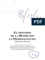 El Misterio de La Bendicion de La Primogenitura