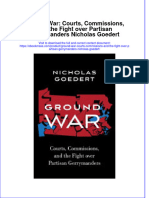 Ground War Courts Commissions and The Fight Over Partisan Gerrymanders Nicholas Goedert Full Chapter