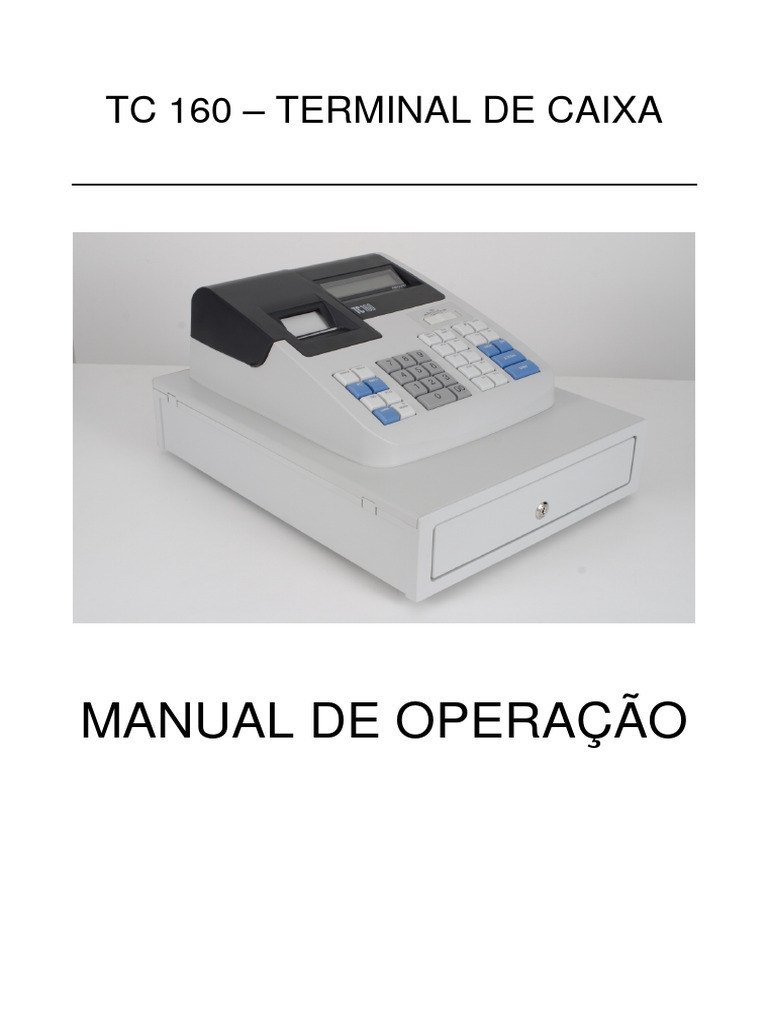Elgin TC 160 Cash Register | PDF | Impressora (informática)