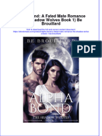 Alpha Bond A Fated Mate Romance The Shadow Wolves Book 1 Be Brouillard Full Chapter