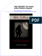 Alpha Balthazar The Alpha Chronicles Paulina Vasquez Full Chapter