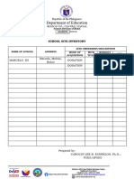 Template School Site Inventory Marcelo Es 1